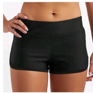 Carve Designs Women Black Board Swim Shorts UPF 50 Recycled Size L NEW Vacation